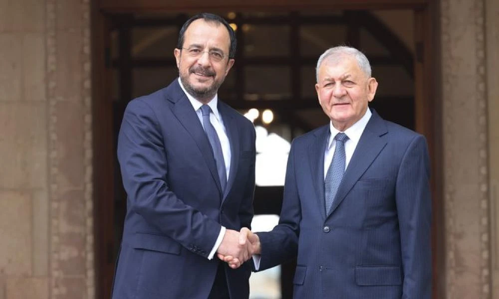 Πρώτη επίσκεψη Ιρακινού προέδρου στην Κύπρο - Ιστορική τη χαρακτήρισε ο Ν. Χριστουδουλίδης